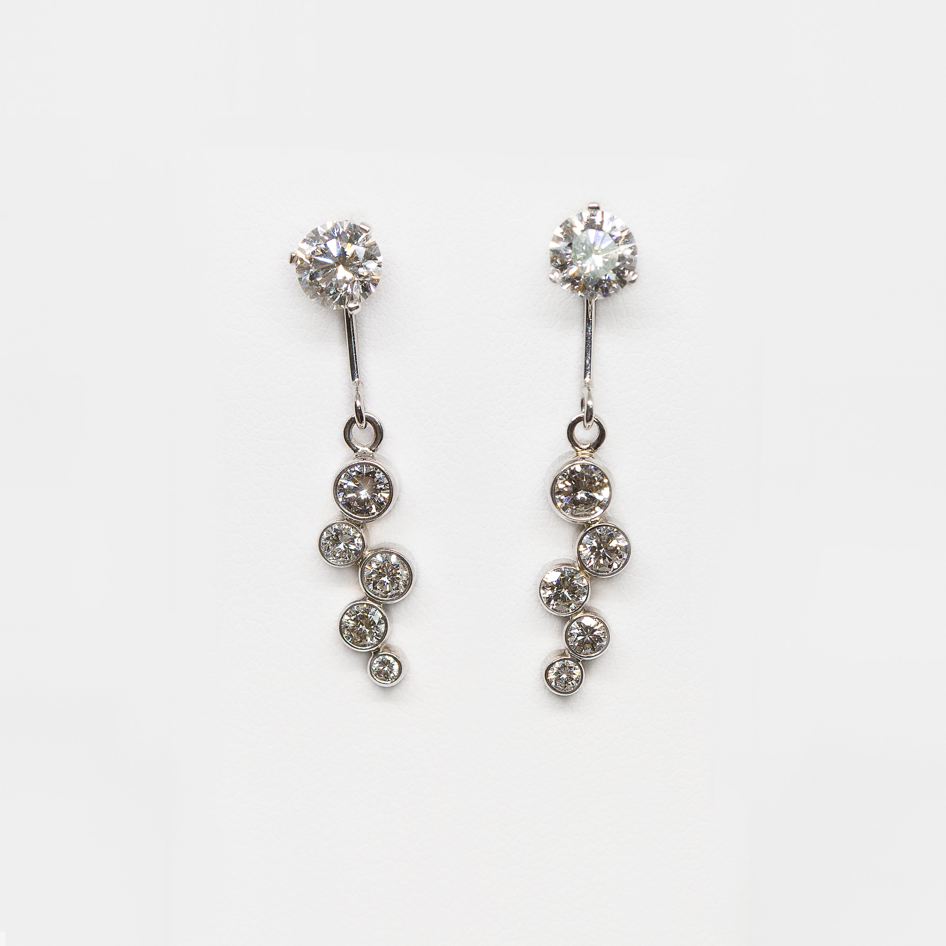 Bubbles earring jackets to wear on your stud style earrings