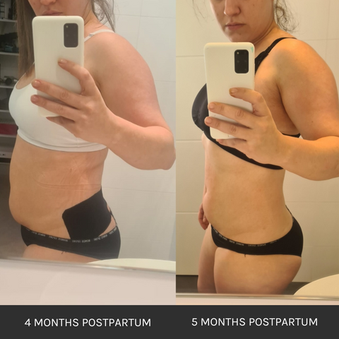Postpartum before and after
