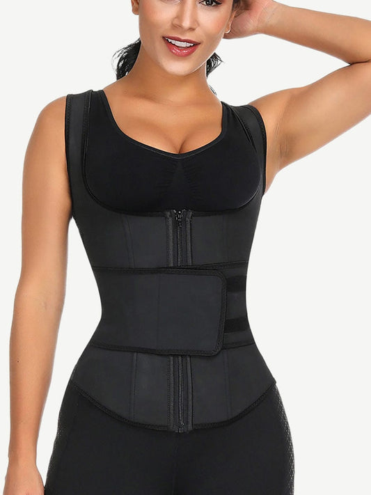 Wholesale Black Adjustable Belt Latex Waist Cincher For Curve-Creating