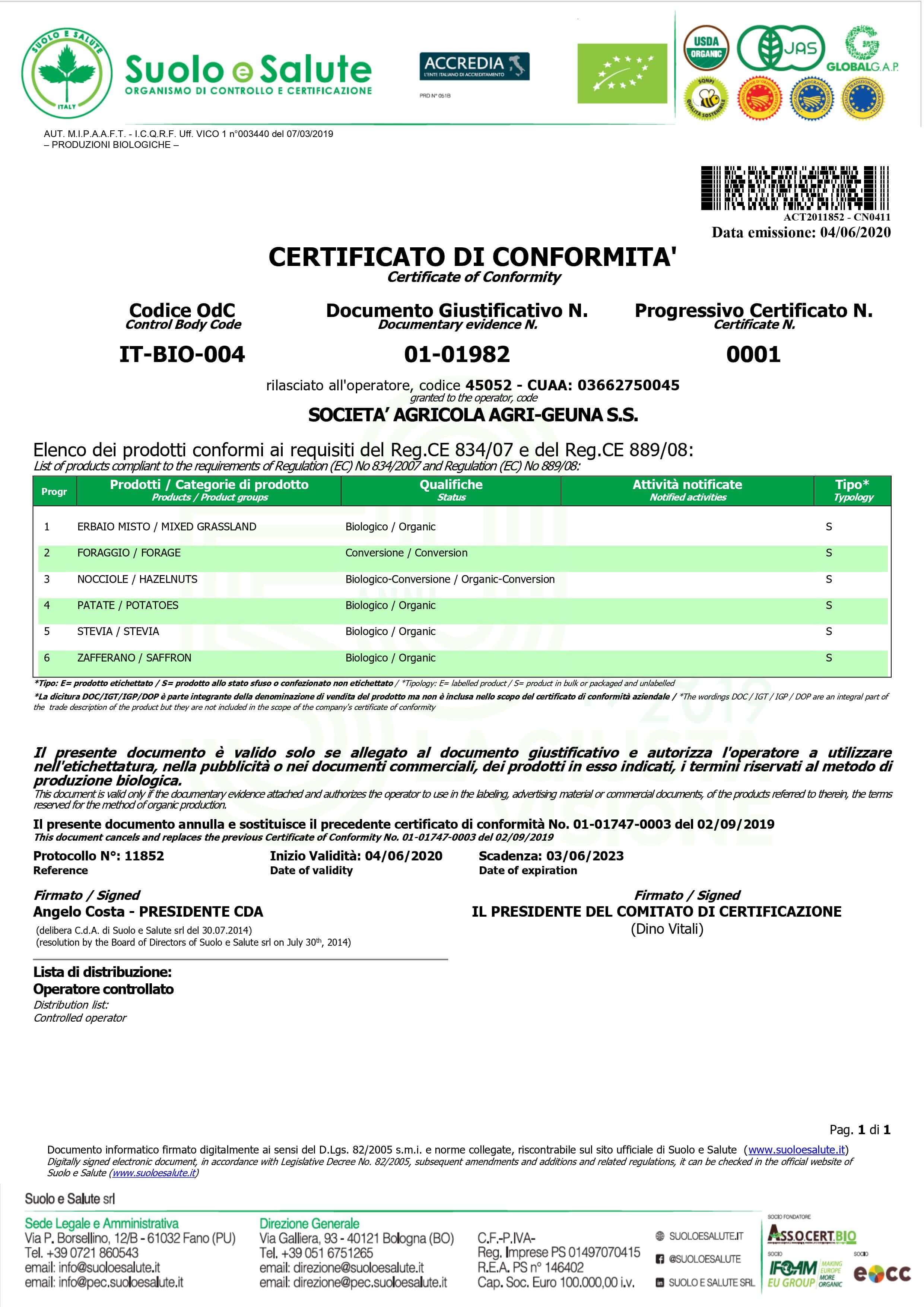 certificazione