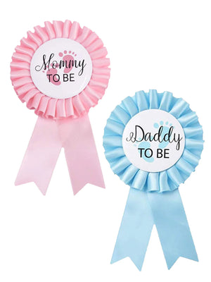 Mommy To Be And  Daddy To Be Badge Set Baby Shower Gender Reveal - WAIFU MELONS