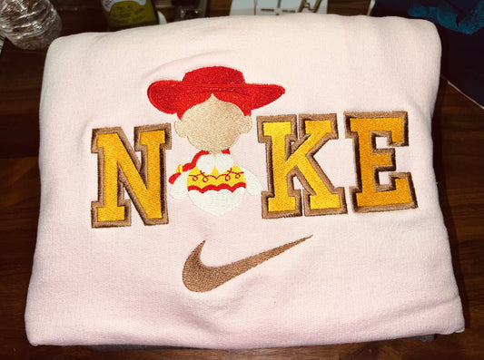 Best friends COWBOY embroidery design, trendy embroidered sweater Toy story  crewneck best friends matching hoodies, Valentine's Day – Mhae.Co