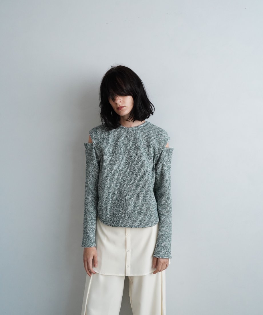 Heather River Knit Bustier / GREEN -2月25-29日発送- – &her