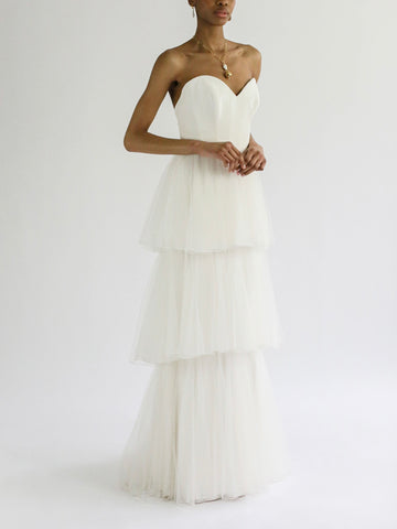 Yvette Strapless Wedding Suit