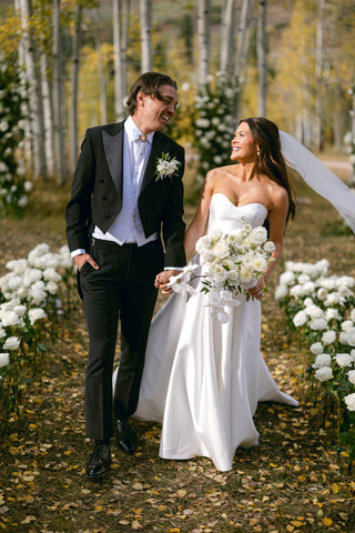 Caelynn Miller-Keyes and Dean Unglert on their wedding day