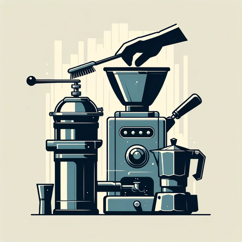 Clean your coffee machine and coffee equipment