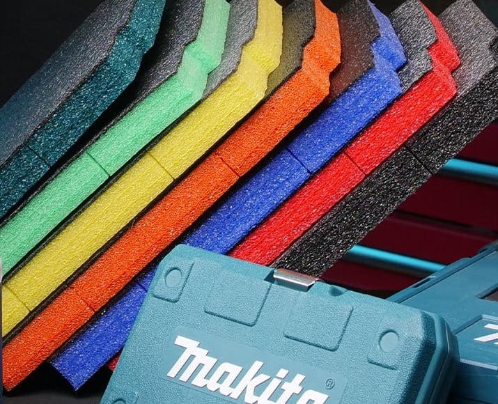 Our foam and inserts comes in a range of 7 colours including the new teal, green, yellow, orange, blue, red and black