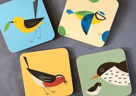 Birdy Coasters - Set of 4