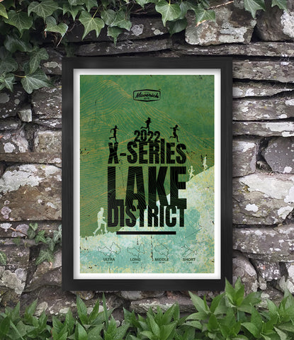 The Maverick Adidas Terrex X-Series Lake District 2022 poster