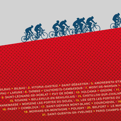 2023 tour de france limited edition poster