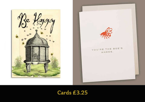 bee design greeting cards