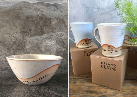 Ceramic Lake District Bowl and Lake District themed mug