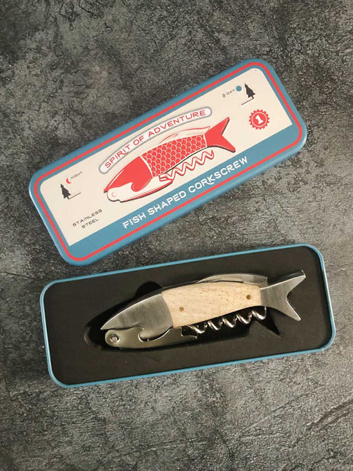 Enki - Fish Shaped Pocket Knife Keyring