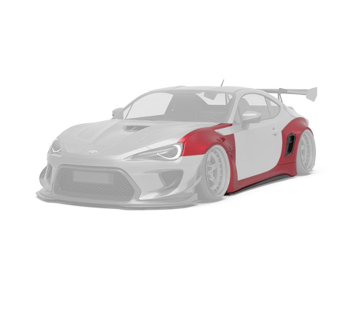 ROBOT TOYOTA "GT86" Widebody Kit Wide Body Side Skirts