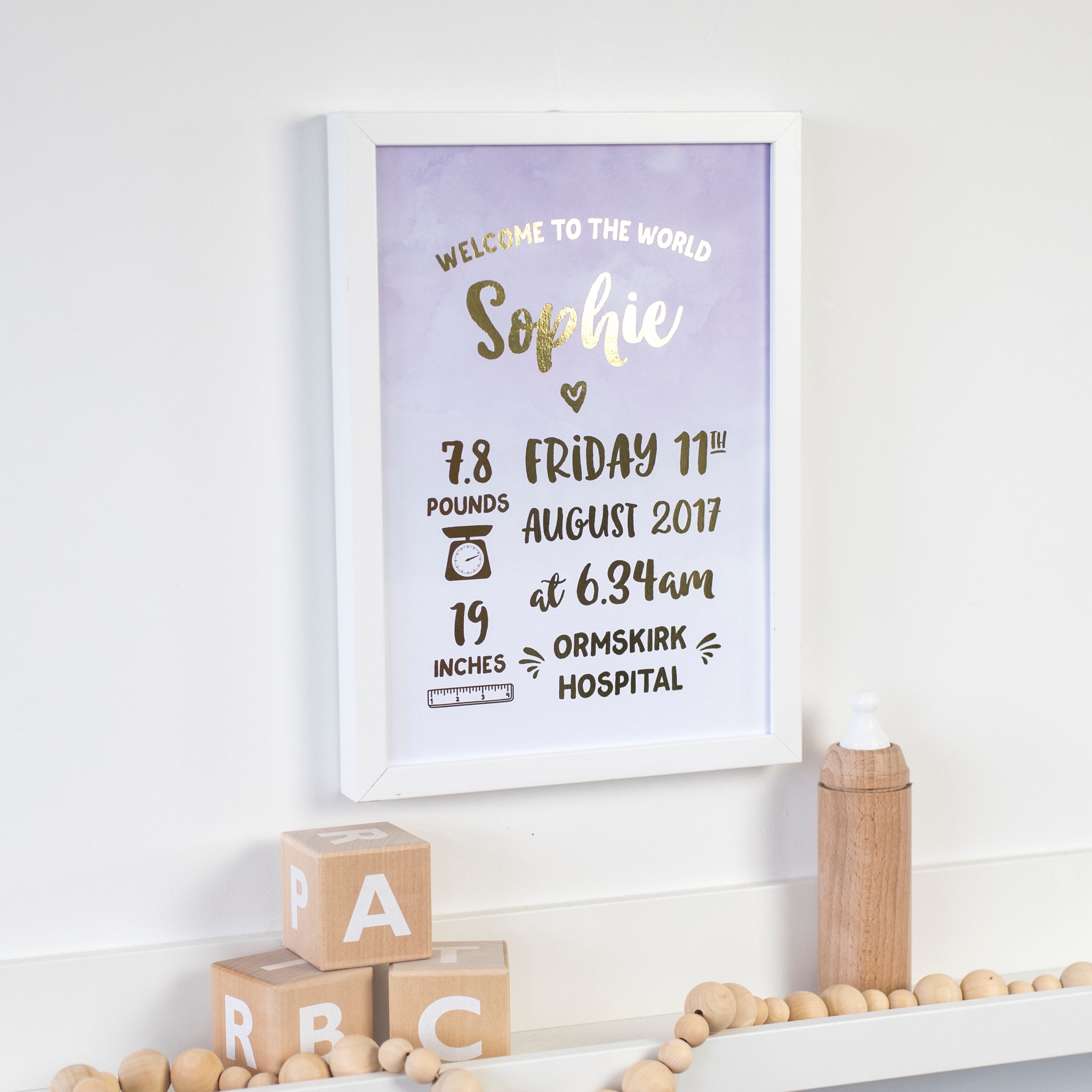 personalised birth announcements