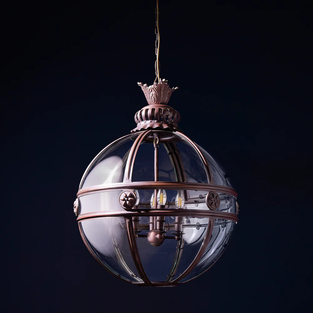 Pooky Larger Buster pendant light in bronze - Ombra Lighting product image