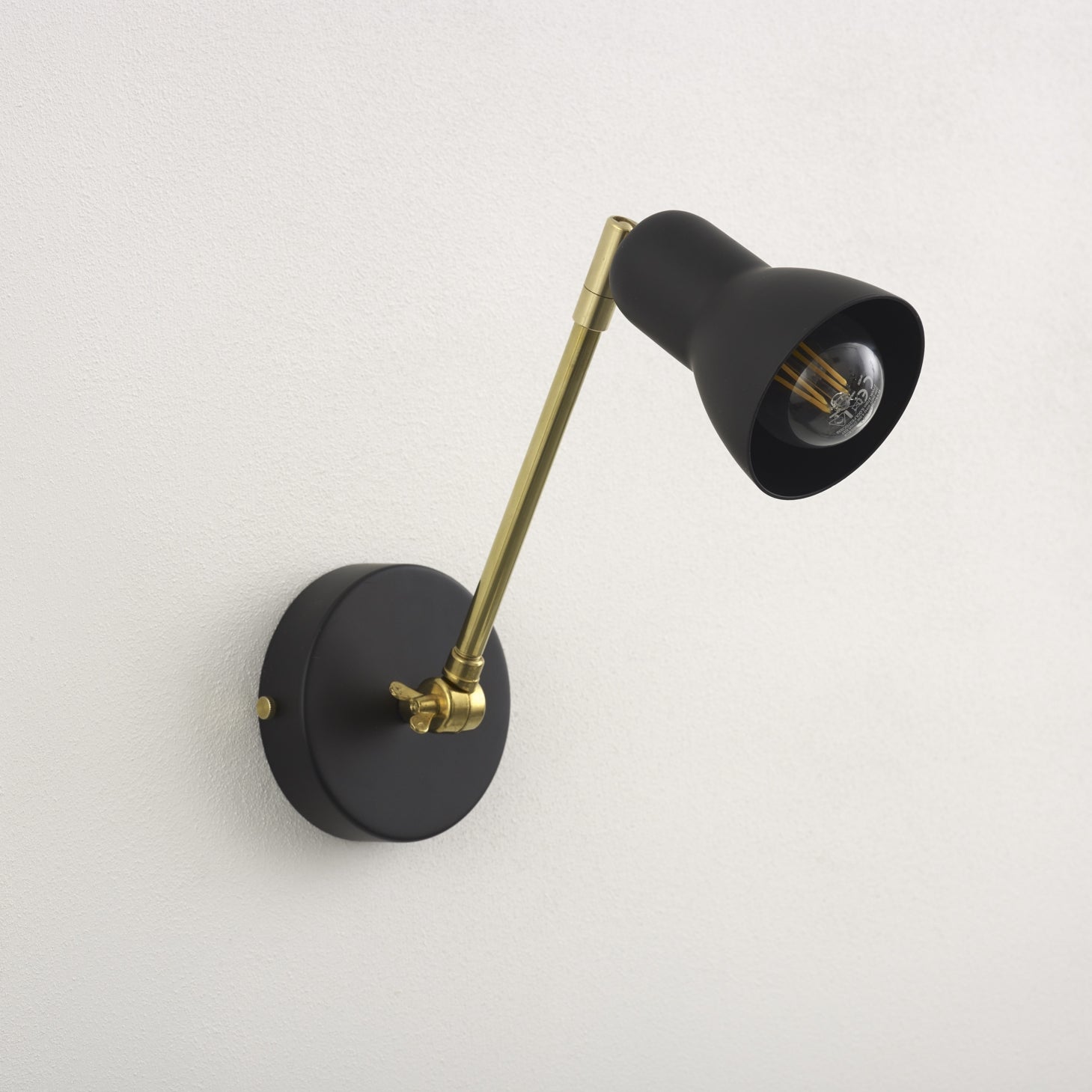 "Inspector" Adjustable Wall Light - Black - Spark  Bell product image