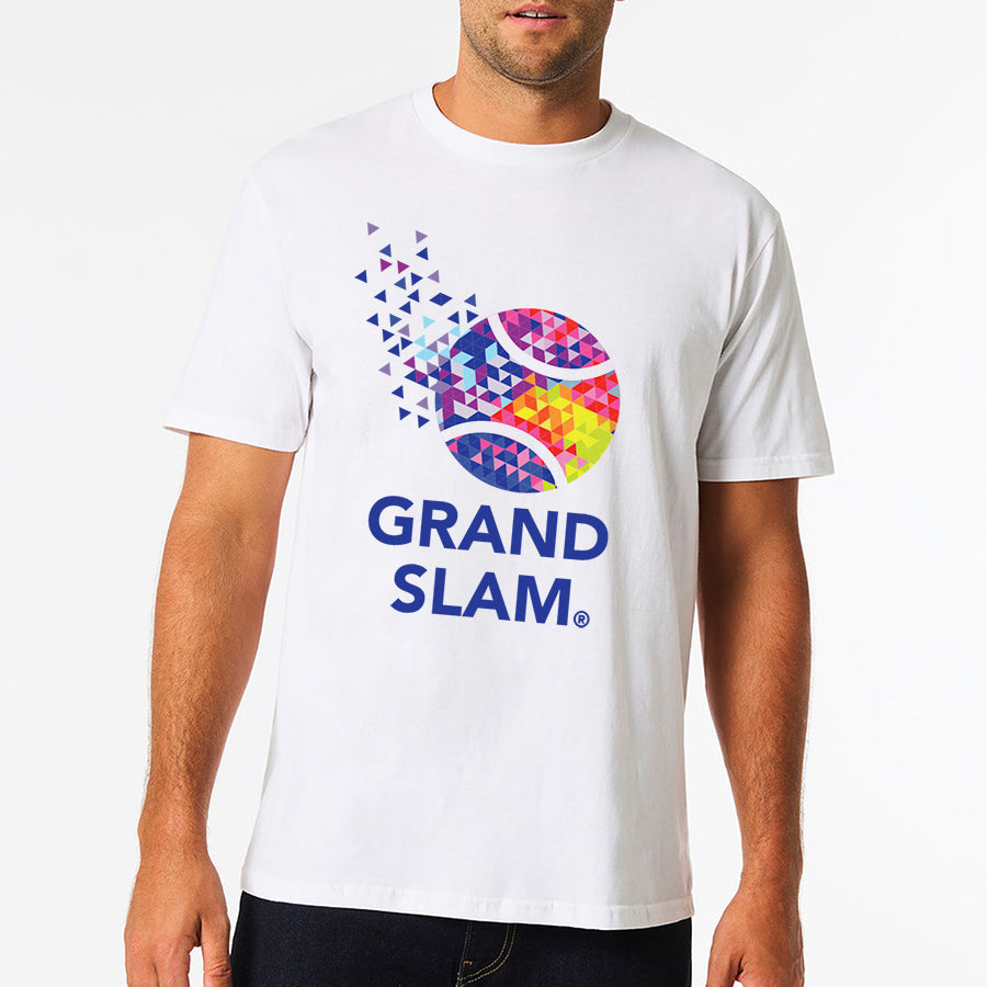 GRAND SLAM® PIXEL TEE - WHITE