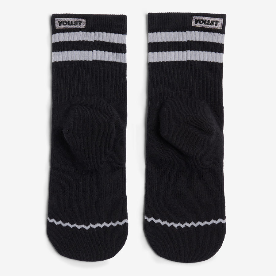 Junior Mid Socks Black/Grey