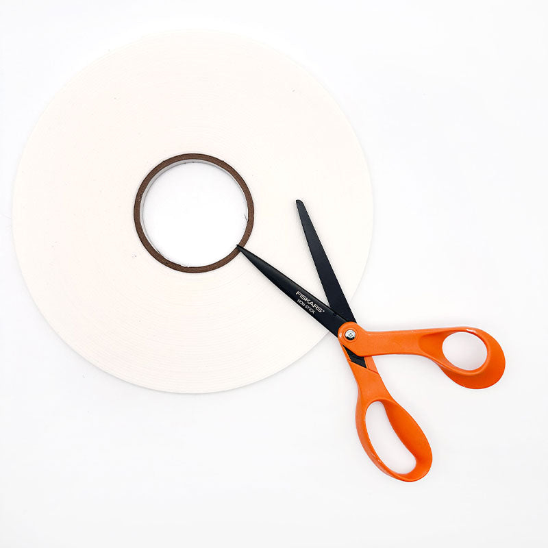 Non-Stick scissors allow you to cut through foam adhesive as well as adhesive strips, no more sticky scissors!