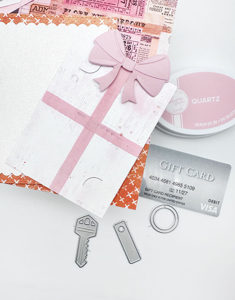 Gift Card Holder Die - With A Bow by Emily Moore Designs