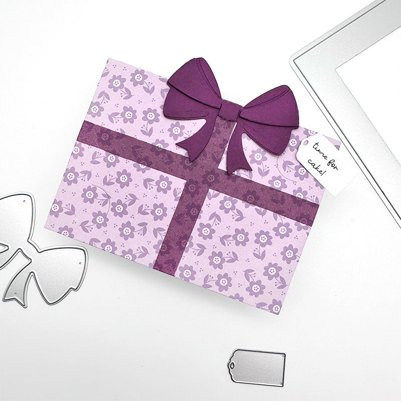 Gift Card Holder Die - With A Bow by Emily Moore Designs