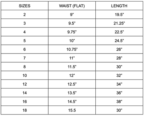 Size Charts FAQ – Three Bows