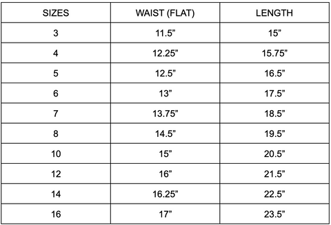 Size Charts FAQ – Three Bows