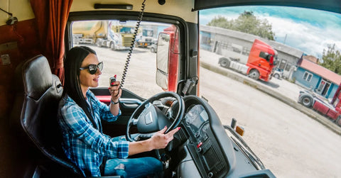 women truck driver