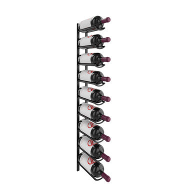  Vino Rails Flex Mag 45 (wall mounted metal wine rack system for 1.5L and Champagne bottles) 