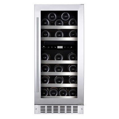  Wine Cell'R Diamond Collection Wine Cabinet Dual Zone 26 Bottle 