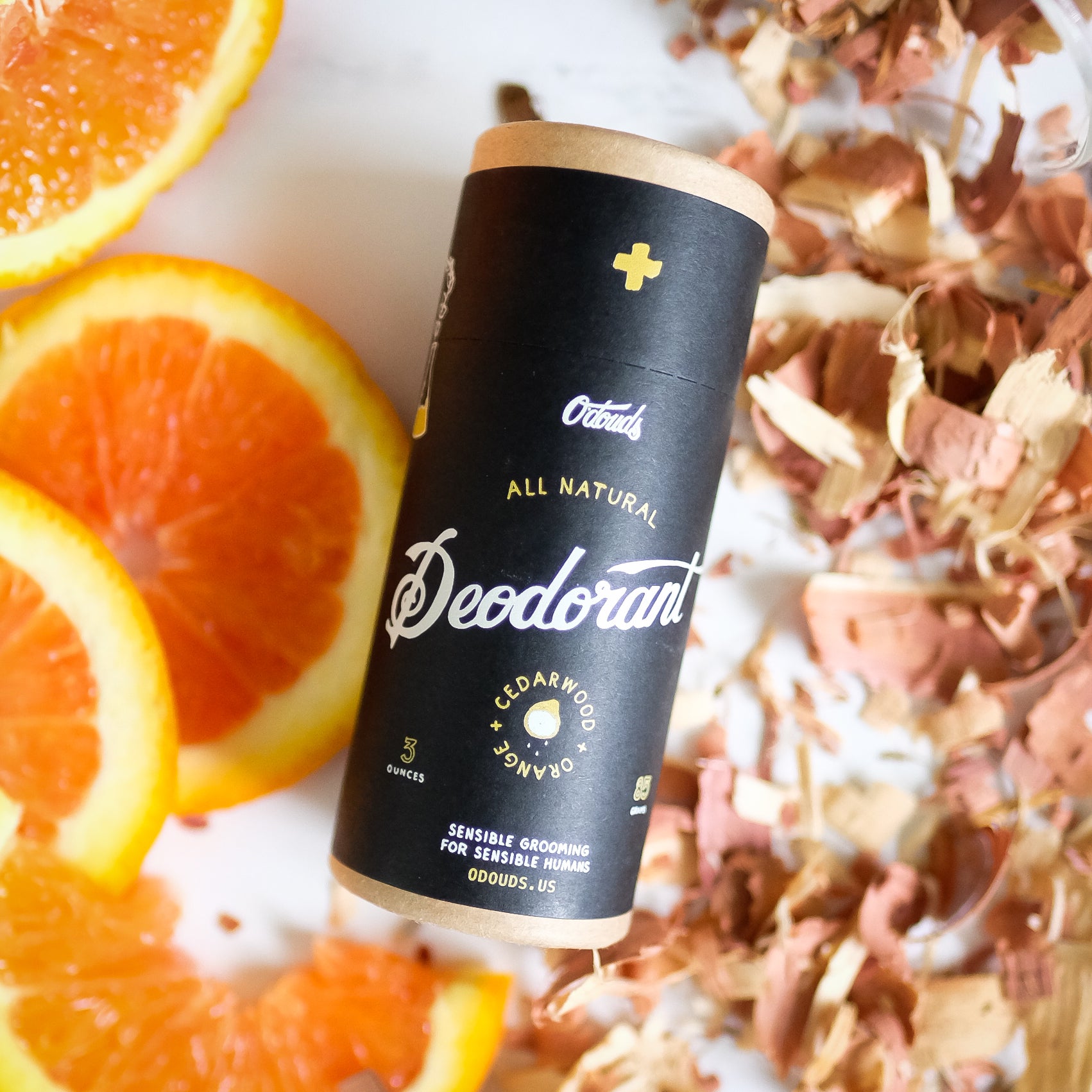 Cedarwood + Orange Deodorant