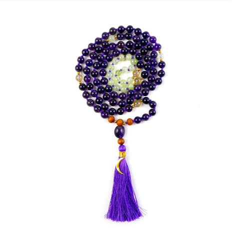 beautiful meditation ritual bead necklace Japa Mala beads