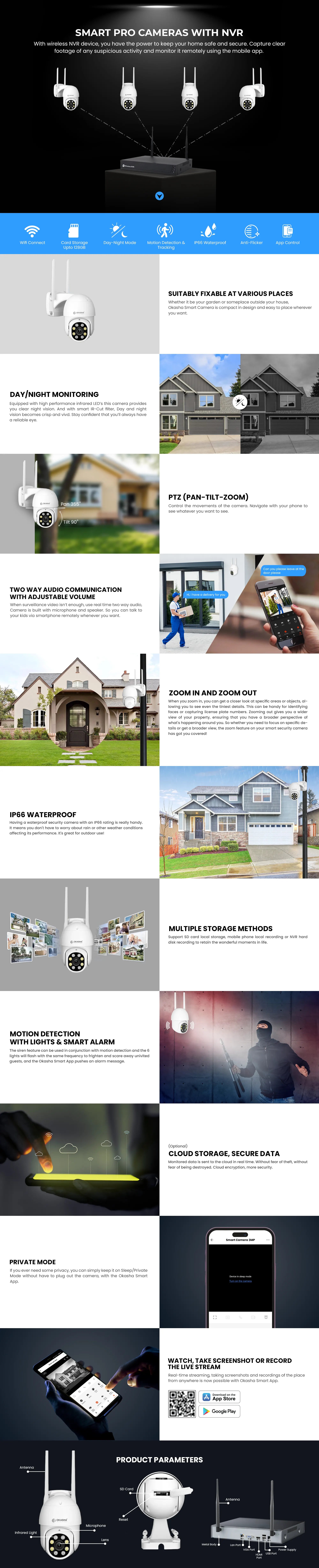 Smart Pro Cameras with NVR