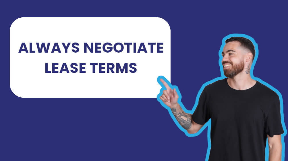 Negotiate bakery lease terms