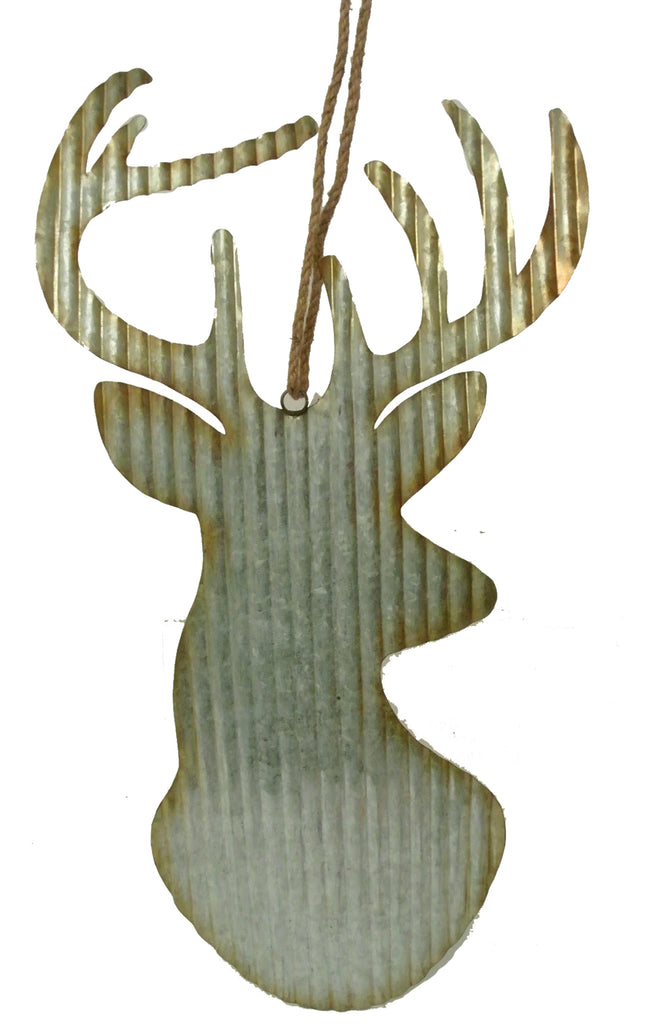 metal deer head