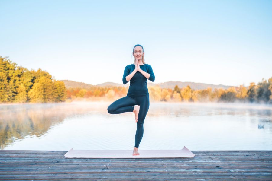 tree pose for vertigo