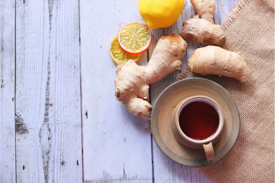 ginger tea for vertigo relief