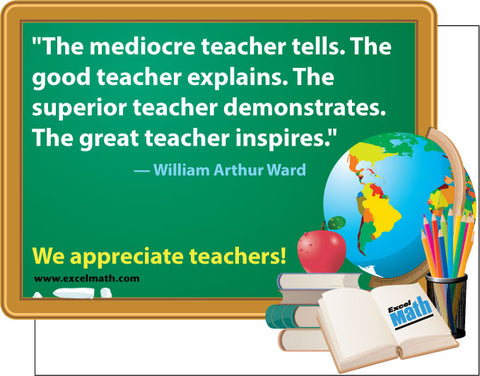 We appreciate teachers!