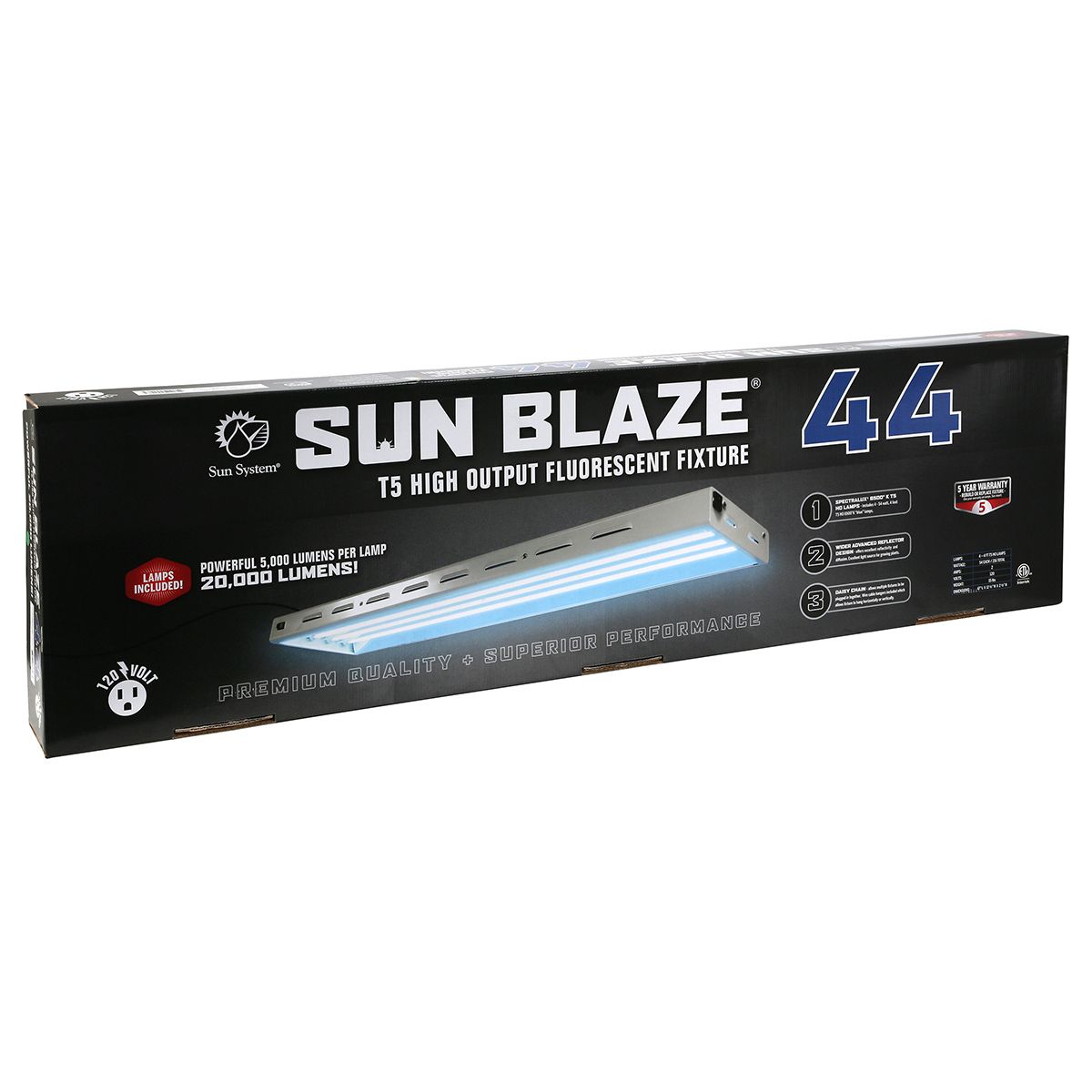 sun blaze t5 44