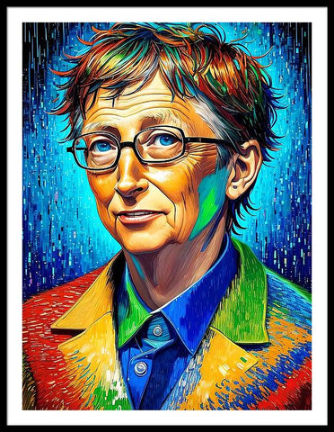 Portrait of Bill Gates, by Bliss Of Art