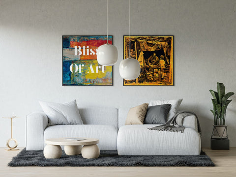 Bliss Of Art framed prints in interiors