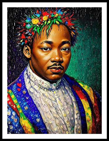 Portrait of Martin Luther King, by Bliss Of Art