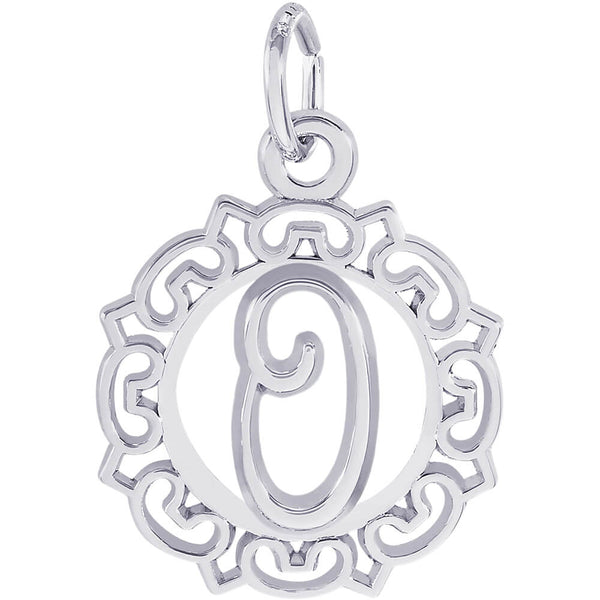 ORNATE SCRIPT INITIAL O - Rembrandt Charms