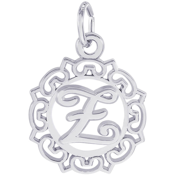 ORNATE SCRIPT INITIAL Z - Rembrandt Charms