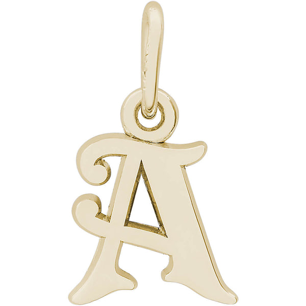 CURLY INITIAL A ACCENT - Rembrandt Charms