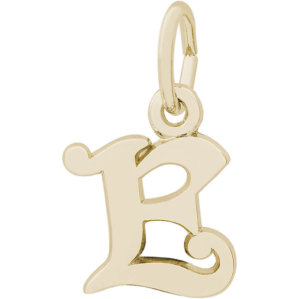 CURLY INITIAL E ACCENT - Rembrandt Charms