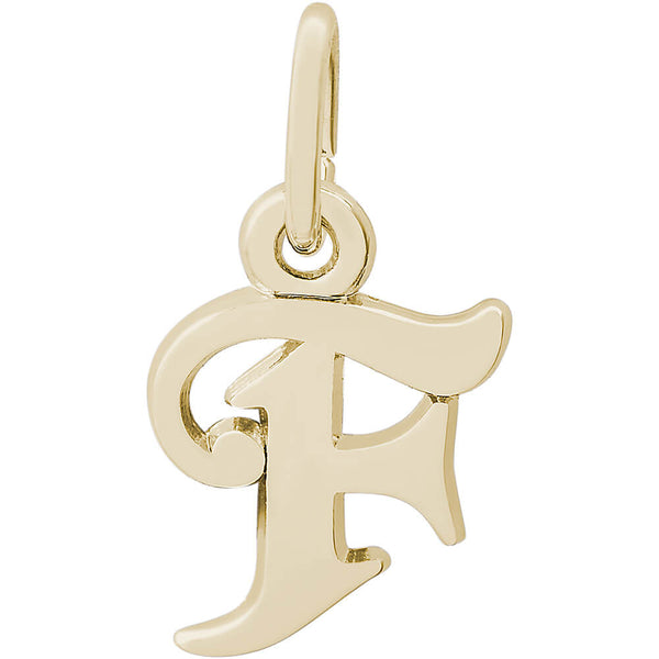 CURLY INITIAL F ACCENT - Rembrandt Charms