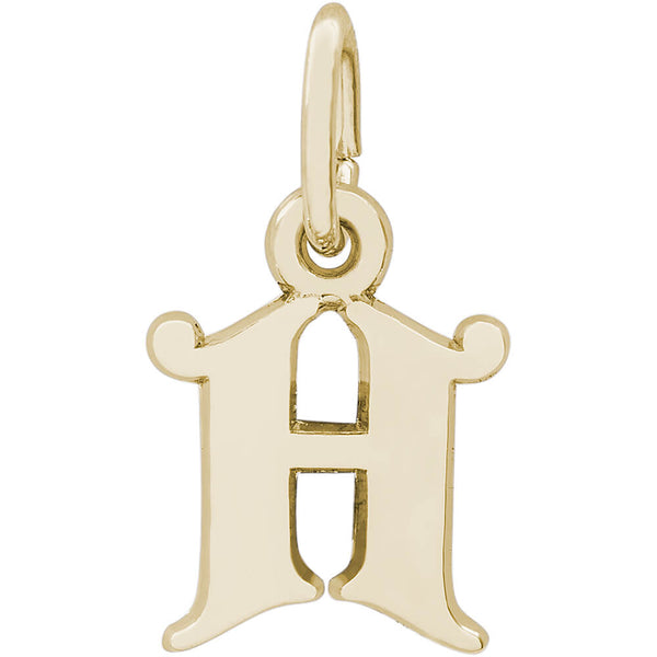 CURLY INITIAL H ACCENT - Rembrandt Charms