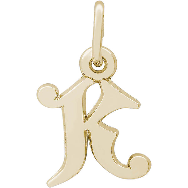 CURLY INITIAL K ACCENT - Rembrandt Charms